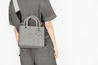 Gray CD Embroidery Shoulder Strap