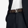 Initiales Reversible Monogram Macassar - Leather Men's Belt