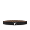 Initiales Reversible Monogram Macassar - Leather Men's Belt
