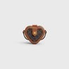 Tan Heart Tambour In Triomphe Canvas And Calfskin - Leather Women's Handbag - Bagsfits