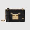 Padlock Bee Star Small Shoulder Bag - Leather Women's Handbag