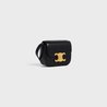 Black Mini Triomphe In Shiny Calfskin - Leather Women's Handbag - Bagsfits
