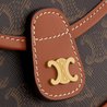 Tan Mini Besace In Triomphe Canvas And Calfskin - Leather Women's Handbag - Bagsfits