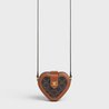 Tan Heart Tambour In Triomphe Canvas And Calfskin - Leather Women's Handbag - Bagsfits