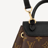 Montsouris BB Monogram Canvas Colored Leather Backpack - Leather Backpack