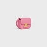 Flamingo Mini Triomphe In Shiny Calfskin - Leather Women's Handbag - Bagsfits