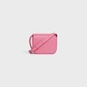 Flamingo Mini Triomphe In Shiny Calfskin - Leather Women's Handbag - Bagsfits
