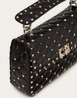Medium Rockstud Spike Nappa Leather Bag - Leather Women's Handbag - Bagsfits