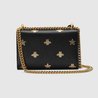 Padlock Bee Star Small Shoulder Bag - Leather Women's Handbag