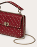 Medium Rockstud Spike Nappa Leather Bag - Leather Women's Handbag - Bagsfits