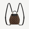 Montsouris BB Monogram Canvas Colored Leather Backpack - Leather Backpack