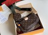 Multi Pochette Accessoires - LEATHER WOMEN'S CROSSBODY BAG
