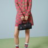 Black GG Marmont Small Top Handle Bag - Leather Women's Bag - Bagsfits