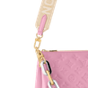 Rose Bonbon Coussin PM - Leather Women's Bag - Bagsfits