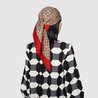 GG Print With Horsebit Silk Carré - Scarf & Shawl