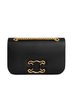Medium Bag Triomphe Frame in Shiny Calfskin Black - Leather Women's Bag - Bagsfits