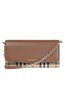 Brown 'Horseferry' Wallet On Chain - Leather Women's Bag - Bagsfits