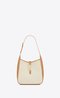 Small Le 5 À 7 Supple In Canvas And Smooth Leather - Leather Women's Bag - Bagsfits