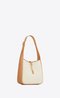 Small Le 5 À 7 Supple In Canvas And Smooth Leather - Leather Women's Bag - Bagsfits