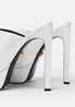 White La Medusa Platform Mules - Women's Designer Shoes - Bagsfits