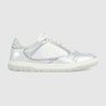 Metallic Silver Leather Women's MAC80 Sneaker - Women's Designer Shoes