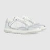 Metallic Silver Leather Women's MAC80 Sneaker - Women's Designer Shoes