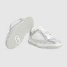 Metallic Silver Leather Women's MAC80 Sneaker - Women's Designer Shoes