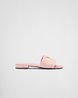 Ostrich Leather Slides - Women's Designer Shoes