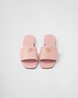 Ostrich Leather Slides - Women's Designer Shoes