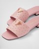 Ostrich Leather Slides - Women's Designer Shoes