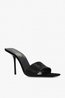 Black Lucky Evening Mules - Women's Designer Shoes