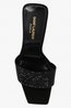 Black Lucky Evening Mules - Women's Designer Shoes