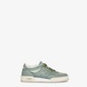 FF Match Green Mesh Low Tops - Women's Designer Shoes