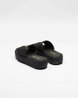 Black Crochet Flatform Slides - Women's Designer Shoes