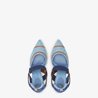 Colibrì High-Heeled Slingbacks With Embroidery - Women's Designer Shoes