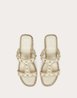 Rockstud Wedge In Calfskin 90 Mm - Women's Designer Shoes