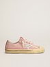 V-Star Ltd In Baby Pink Suede With Silver Star - Women's Designer Shoes
