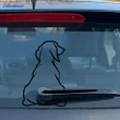 Vinyl Car Sticker Dog