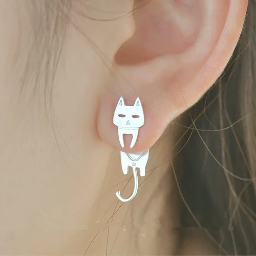 Cat Fish Stud Earrings