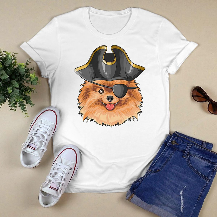 Pirate Pomeranian Pirates Hat Pomeranian T-Shirt