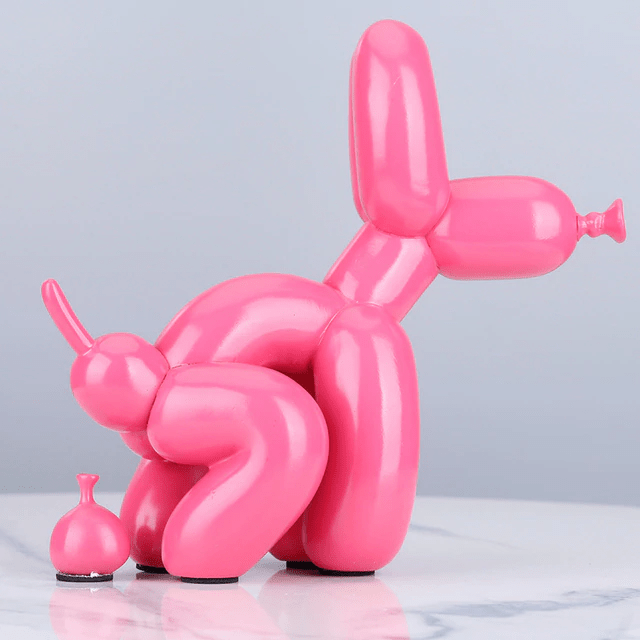 Creative Poop Balloon Dog Statue Home Decoration