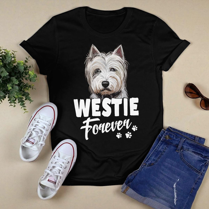 Dogs 365 Westie Forever Cute Dog Lover Gift Long Sleeve T-Shirt