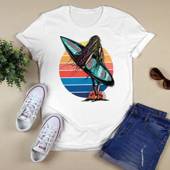 Surfer, Passion for Surfing, Ride the Wave, Surfboard T-Shirt