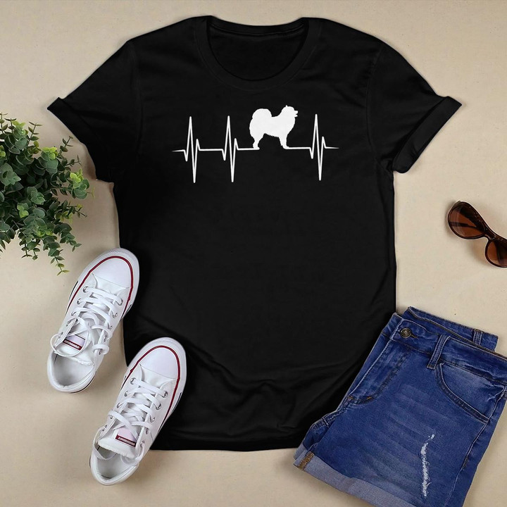 Samoyed T-Shirt Dog Heartbeat - Dog Lover Gift