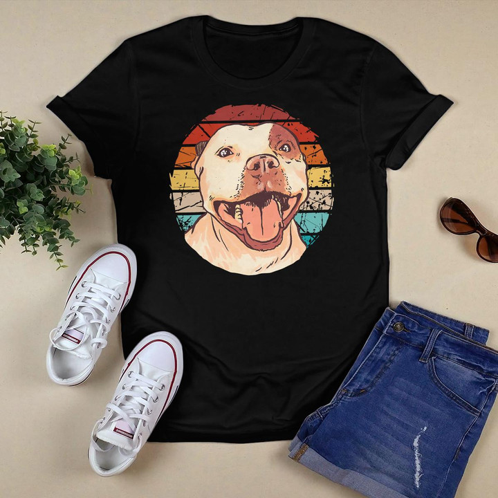 Vintage Staffordshire Bull Terrier dog breed, Staffies lover T-Shirt Copy