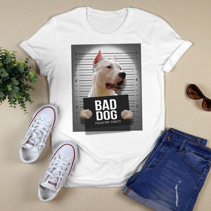 Dogo Argentino Mugshot Shirt