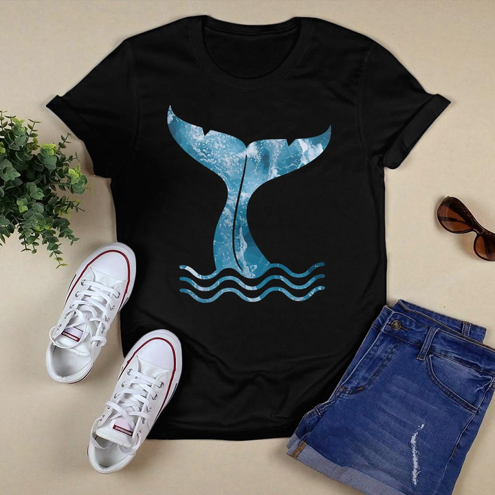 Whale Tail in Waves  Orca Ocean T-Shirt