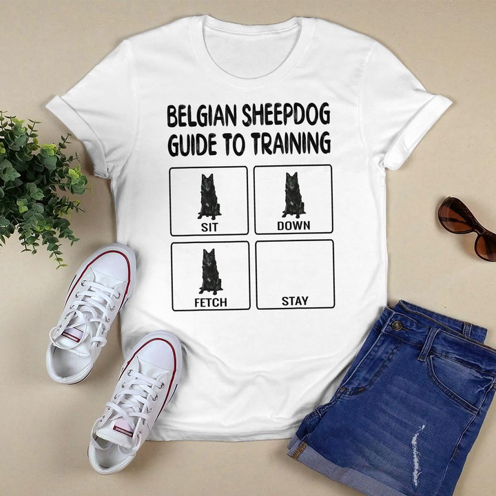 Belgian Sheepdog Guide To Training Dog Obedience T-Shirt