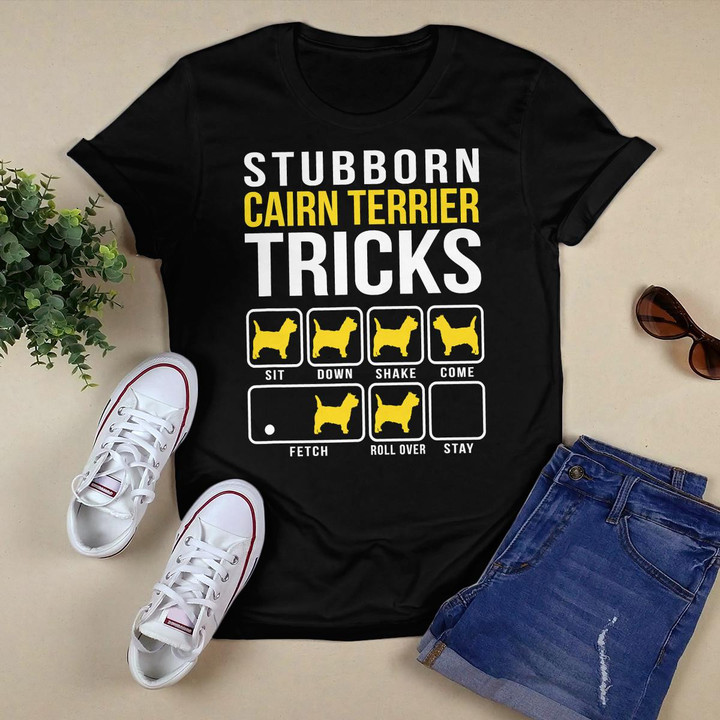 Cairn Terrier Stubborn Tricks T-Shirt