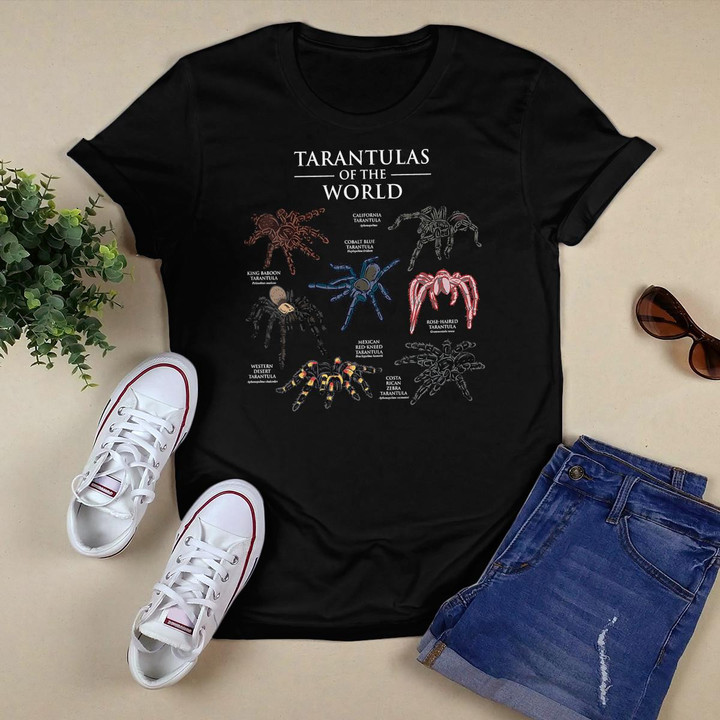 Womens Tarantula, Tarantulas Of The World, Spiders V-Neck T-Shirt